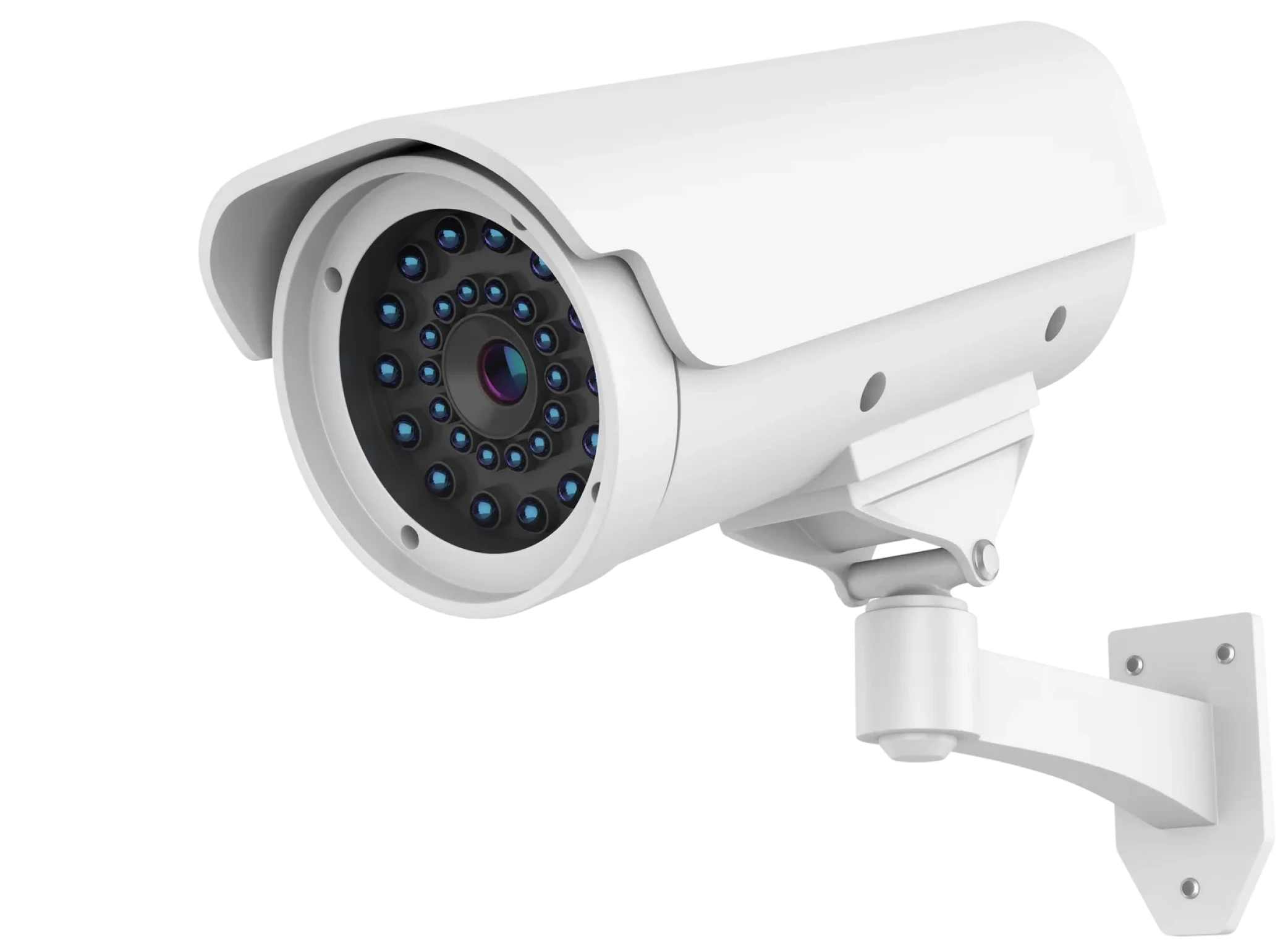 Surveillance camera with infrared LEDs
