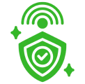 Secure wireless connection logo